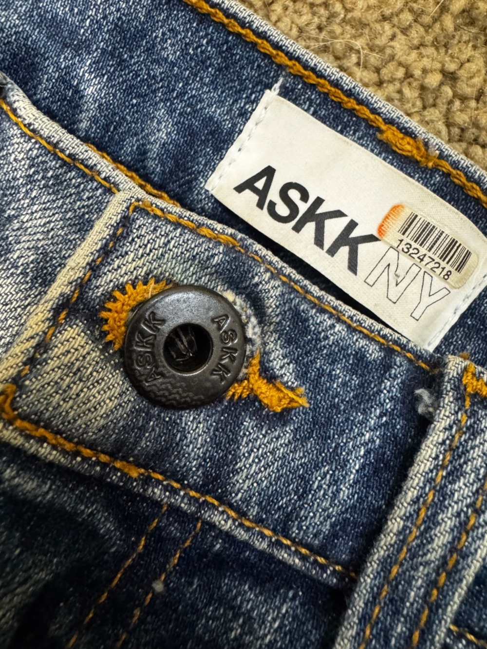Askk NY Jeans size 27 - Picture 3 of 6
